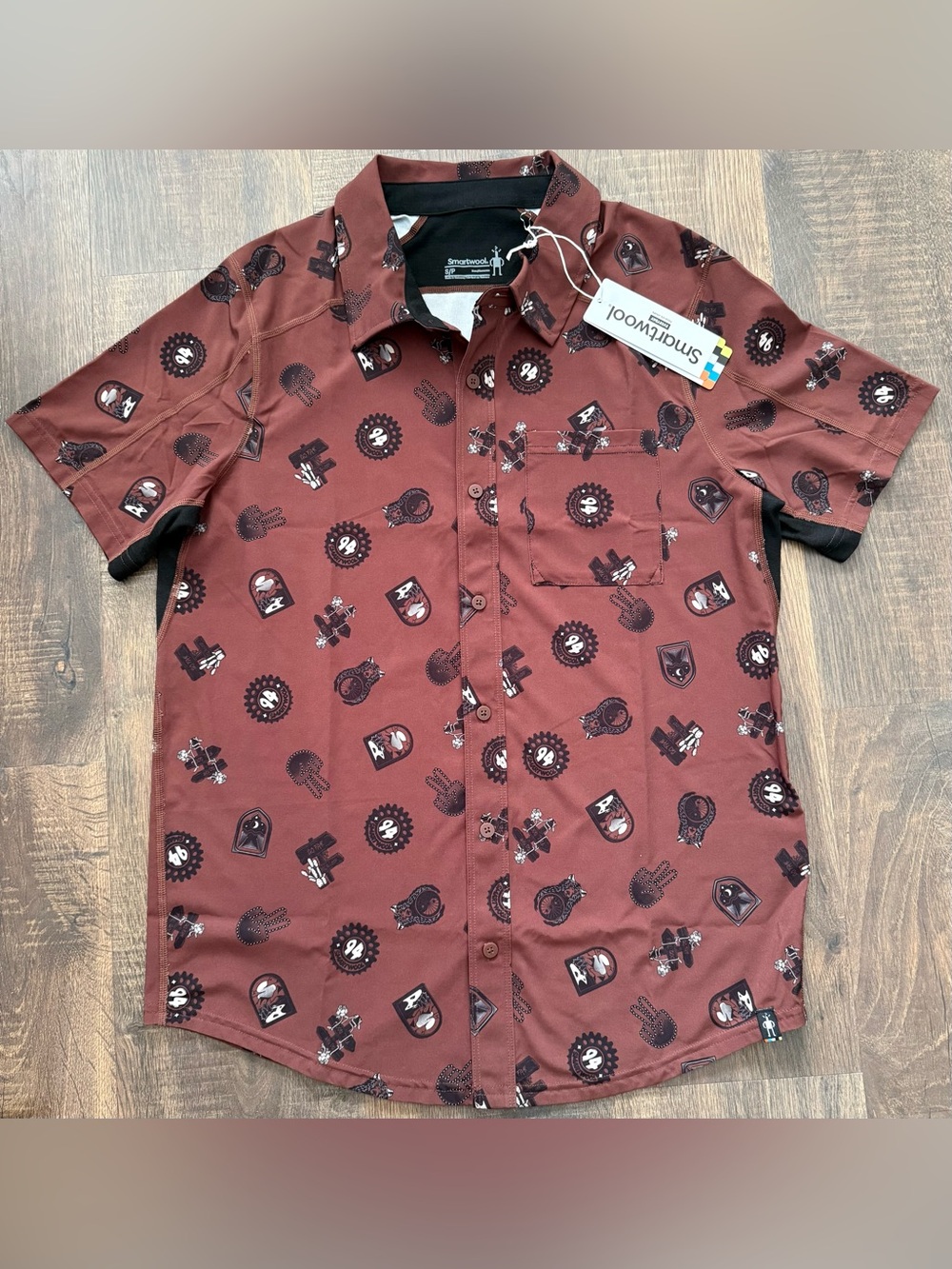 Smartwool Mens S Everyday S/S Button Down NWT